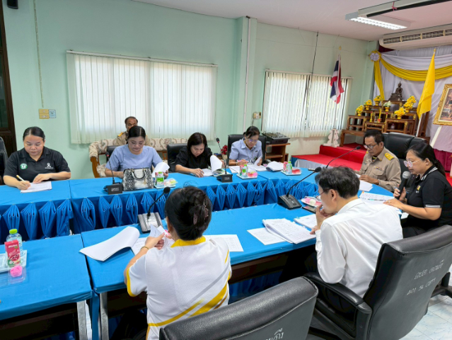 ประชุมคณะกรรมการกองทุนหลักประกันสุขภาพตำบลดอนดึง ครั้งที่ 1/2569